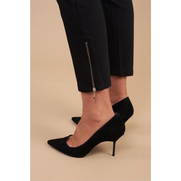 STOCKH LM Trousers Tina Pant Skinny Leg Pull On Casual Black Size 38 / 8 NWT - Picture 4 of 13